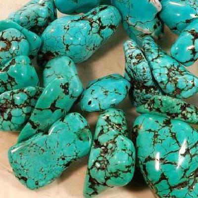 Ptq 036a perle turquoise naturelle bleue 12x12mm achat vente loisirs creatifs