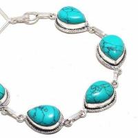 Tqa 379b bracelet 20gr 14x18mm turquoise achat vente bijou pierre naturelle argent 925 1