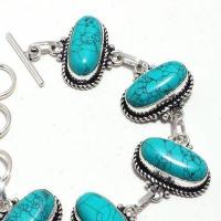 Tqa 380b bracelet 24gr 10x20mm turquoise achat vente bijou pierre naturelle argent 925 1