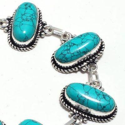 Tqa 380c bracelet 24gr 10x20mm turquoise achat vente bijou pierre naturelle argent 925 1