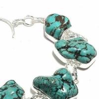 Tqa 416d bracelet 27gr turquoise howlite 15x20mm achat vente bijou ethnique argent 925 1