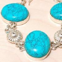 Tqa 443b bracelet 45gr turquoise 22x30mm achat vente bijou ethnique argent 925 1