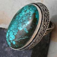 Tqa 480c bague chevaliere t54 16gr 18x32mm turquoise corail vente bijou argent 925