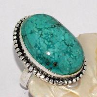 Tqa 575b bague chevaliere t58 1gr 15x28mm turquoise corail vente bijou argent 925