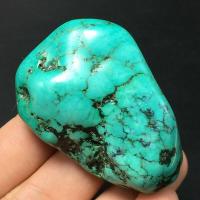 Tqp 062a turquoise verte tibet tibetaine arizona 55gr 50x38x25mm pierres polies achat vente