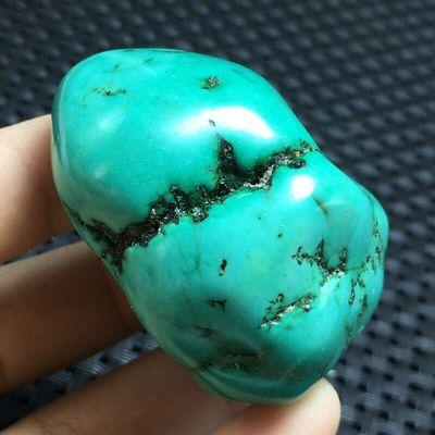 Tqp 063a turquoise verte tibet tibetaine arizona 69gr 47x34x25mm pierres polies achat vente