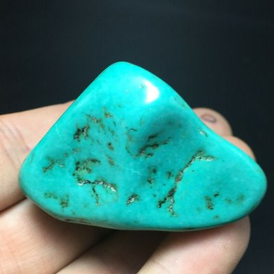 Tqp 079c turquoise verte tibet tibetaine 41gr 51x40x40mm pierre gemme lithotherapie reiki achat vente