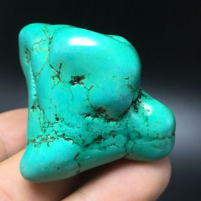 Tqp 083a turquoise verte tibet tibetaine 70gr 55x45x38mm pierre gemme lithotherapie reiki achat vente