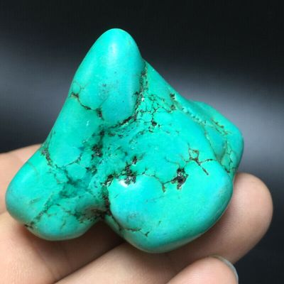 Tqp 083b turquoise verte tibet tibetaine 70gr 55x45x38mm pierre gemme lithotherapie reiki achat vente