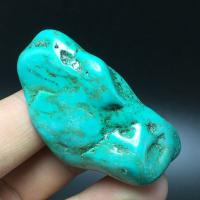Tqp 084a turquoise verte tibet tibetaine 60gr 57x29x25mm pierre gemme lithotherapie reiki achat vente