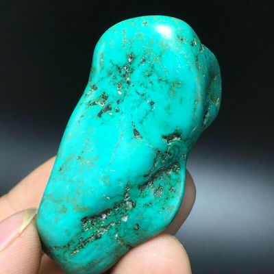 Tqp 084f turquoise verte tibet tibetaine 60gr 57x29x25mm pierre gemme lithotherapie reiki achat vente