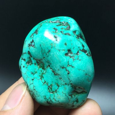 Tqp 085c turquoise verte tibet tibetaine 60gr 48x40x26mm pierre gemme lithotherapie reiki achat vente