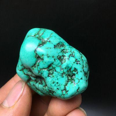 Tqp 089a turquoise verte tibet tibetaine 67gr 45x36x33mm pierre gemme lithotherapie reiki achat vente