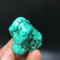 Tqp 089b turquoise verte tibet tibetaine 67gr 45x36x33mm pierre gemme lithotherapie reiki achat vente