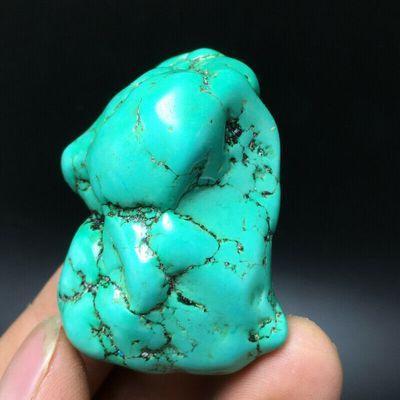 Tqp 091b turquoise verte tibet tibetaine 72gr 50x33x30mm pierre gemme lithotherapie reiki achat vente