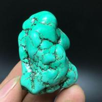 Tqp 091d turquoise verte tibet tibetaine 72gr 50x33x30mm pierre gemme lithotherapie reiki achat vente