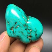 Tqp 094b turquoise verte tibet tibetaine 79gr 45x44x33mm pierre gemme lithotherapie reiki achat vente