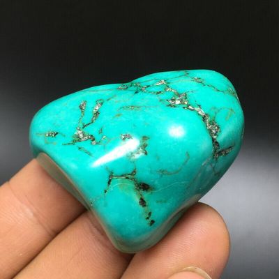 Tqp 094c turquoise verte tibet tibetaine 79gr 45x44x33mm pierre gemme lithotherapie reiki achat vente