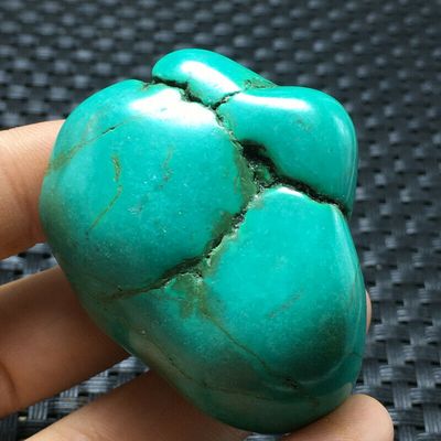 Tqp 095a turquoise verte tibet tibetaine 51r 45x39x22mm pierre gemme lithotherapie reiki achat vente